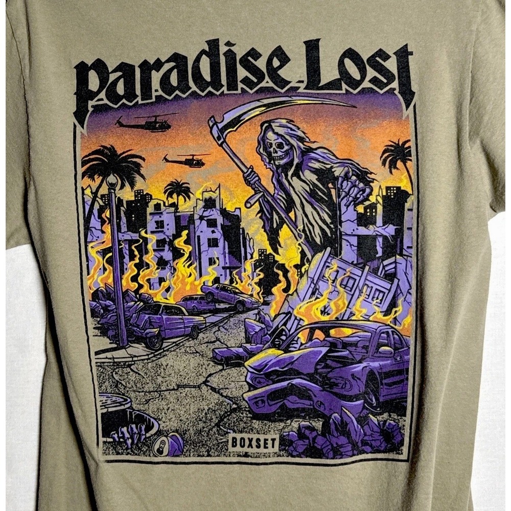 Boxset Paradise Lost Grim Reaper Graphic Tee Shirt